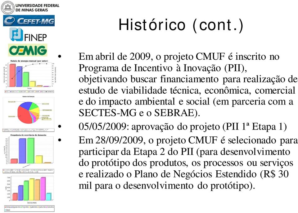 estudo de viabilidade técnica, econômica, comercial e do impacto ambiental e social (em parceria com a SECTES-MG e o SEBRAE).