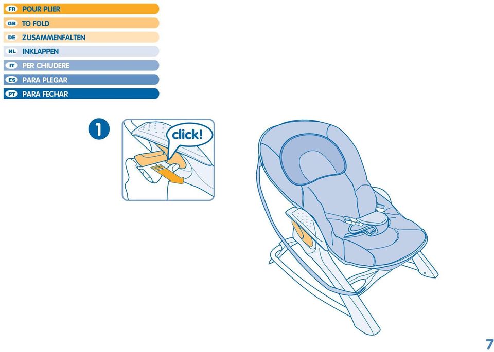 ZUSAMMENFALTEN INKLAPPEN