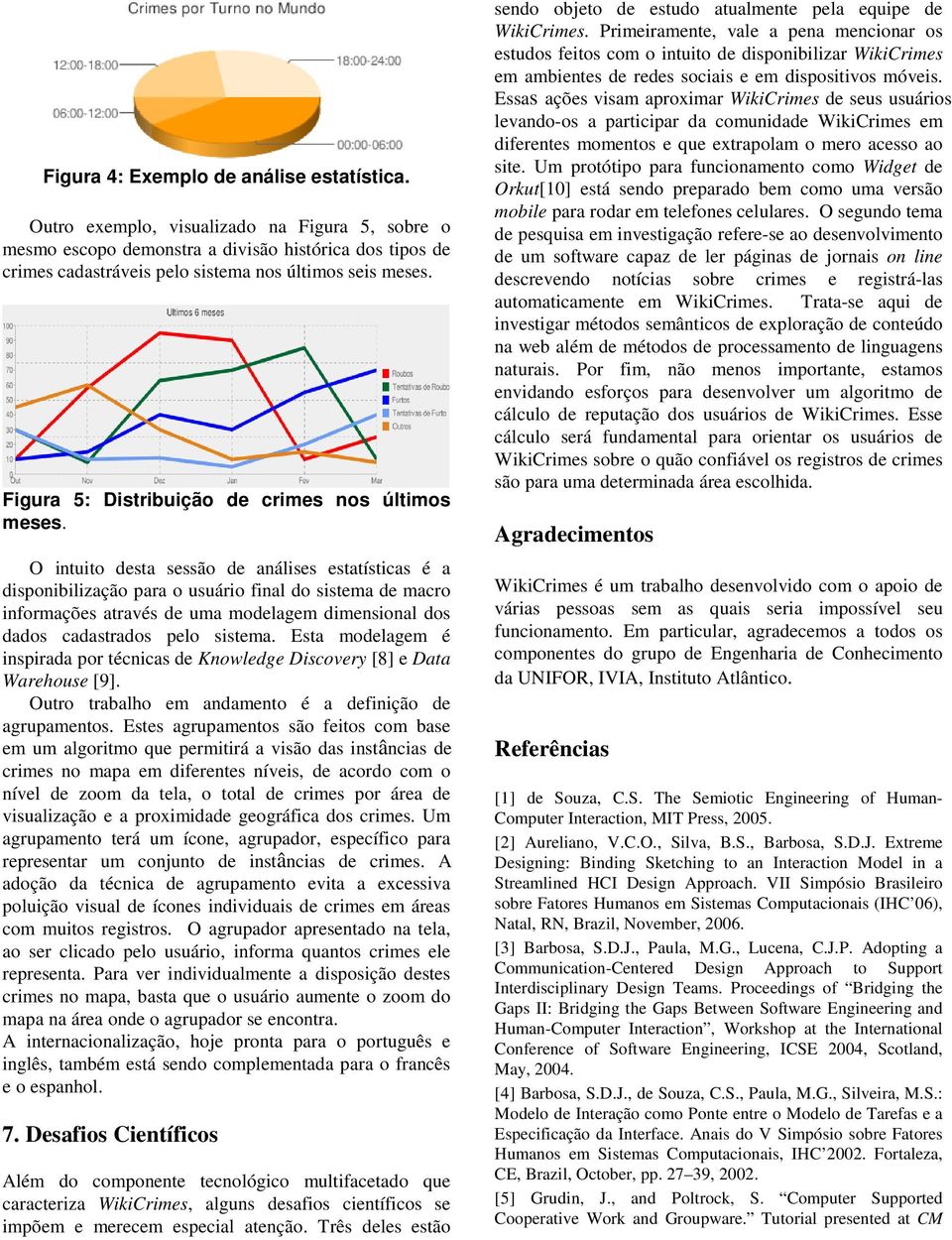 Figura 5: Distribuição de crimes nos últimos meses.