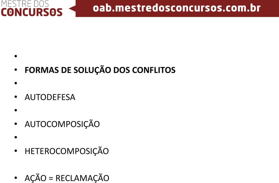 AUTOCOMPOSIÇÃO