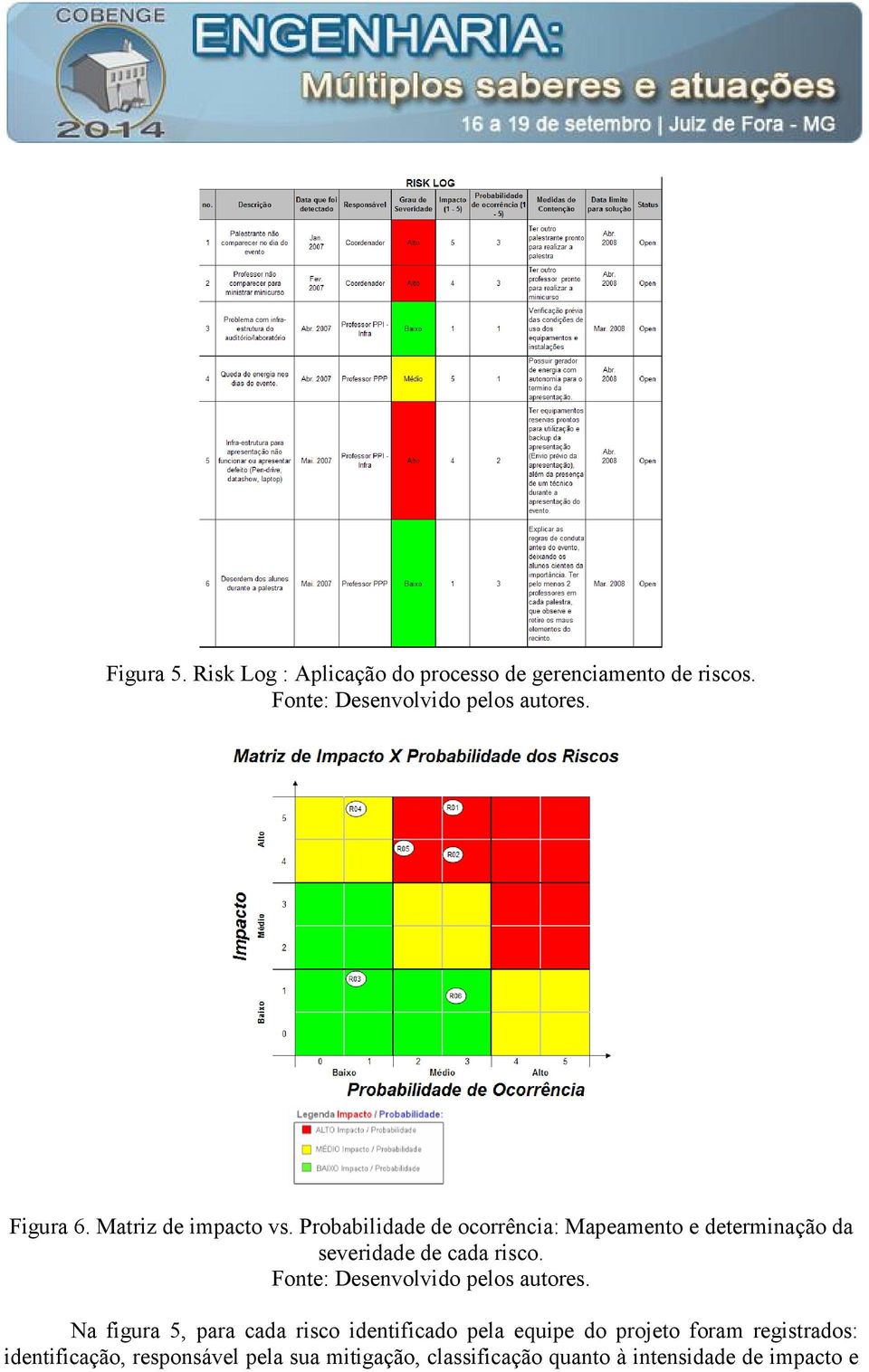 Probabilidade de ocorrência: Mapeamento e determinação da severidade de cada risco.