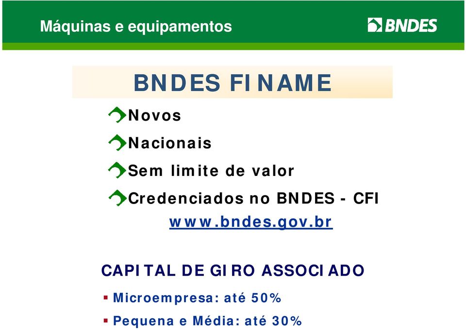 BNDES - CFI www.bndes.gov.