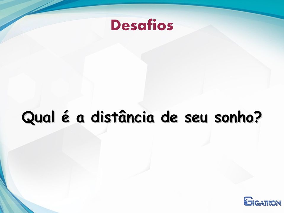 distância