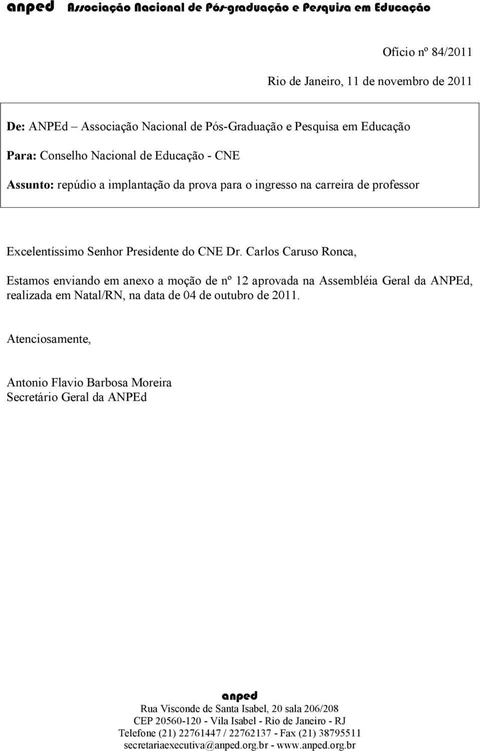 Conselho Nacional de Educação - CNE