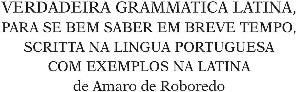 scritta na Lingua portuguesa com