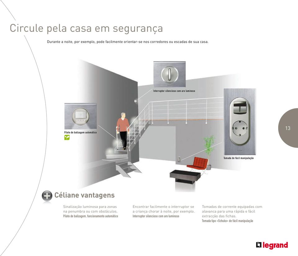 zonas na penumbra ou com obstáculos.