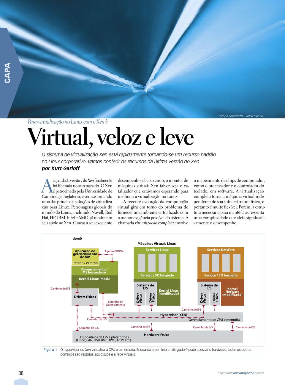 O Xen é patrocinado pela Universidade de Cambridge, Inglaterra, e vem se tornando uma das principais soluções de virtualização para Linux.