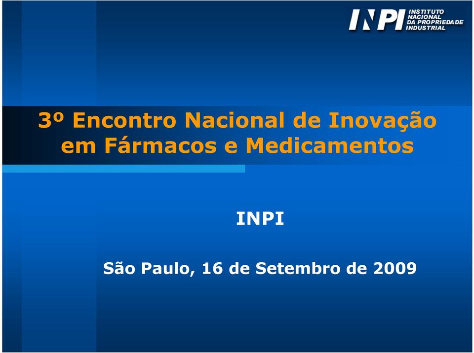 Medicamentos INPI São