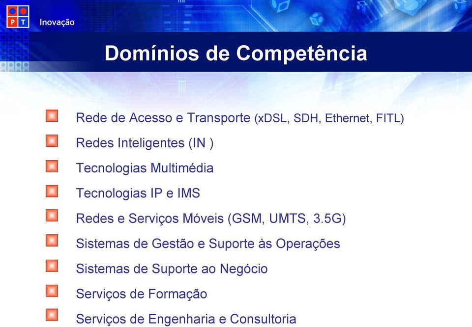 Serviços Móveis (GSM, UMTS, 3.