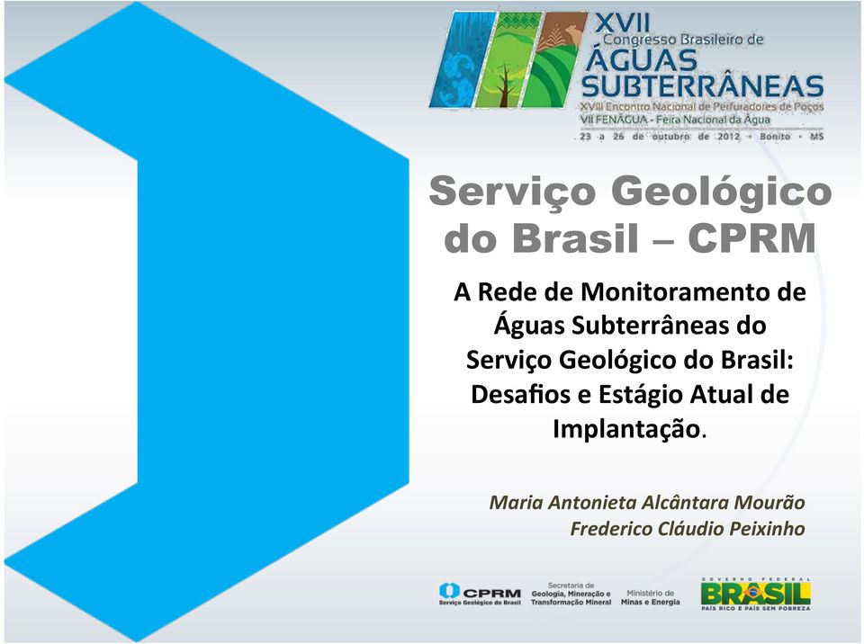 Geológico do Brasil: Desafios e Estágio Atual de