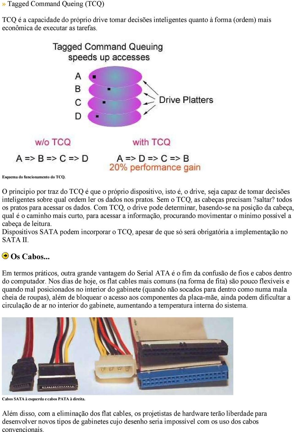 todos os pratos para acessar os dados.