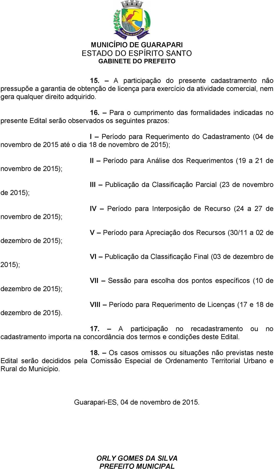 2015); novembro de 2015); de 2015); novembro de 2015); dezembro de 2015); 2015); dezembro de 2015); dezembro de 2015).