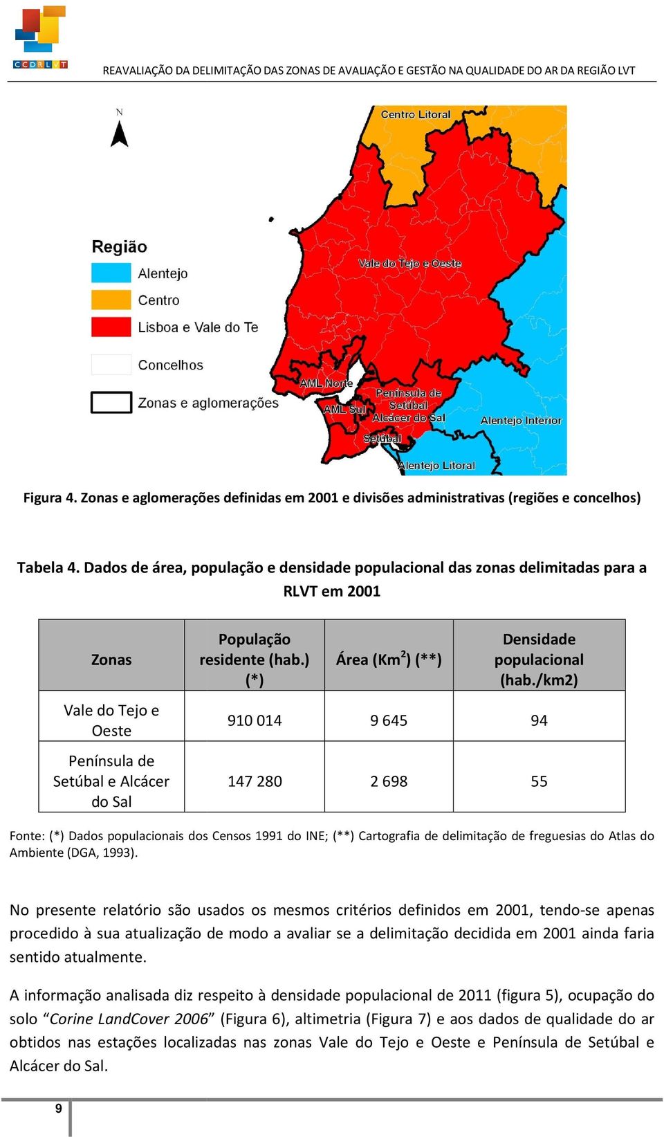 ) Área (Km 2 )(**) populacional (*) (hab.