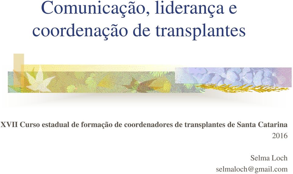 formação de coordenadores de transplantes