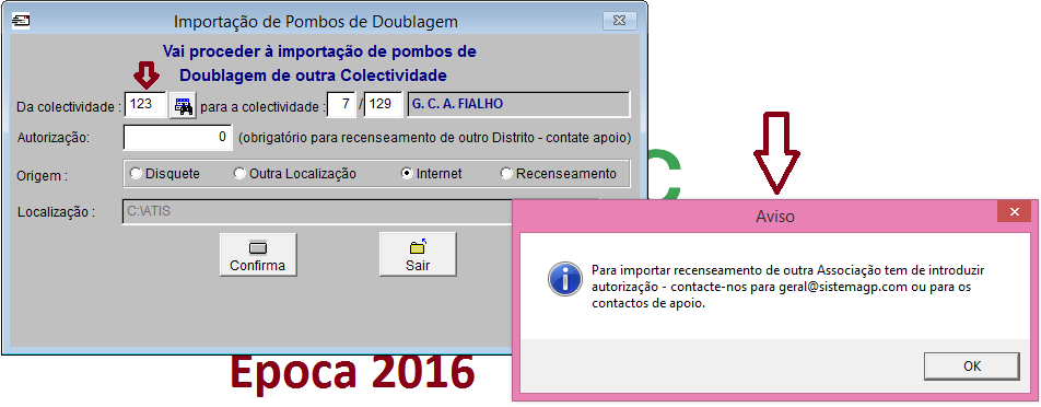 Envio de movimentos para a FPC A opção Movimentos> Campeonato Peninsular> Envio de movimentos de Campeonato Peninsular para Federação permite enviar movimentos directamente para a FPC: Muito