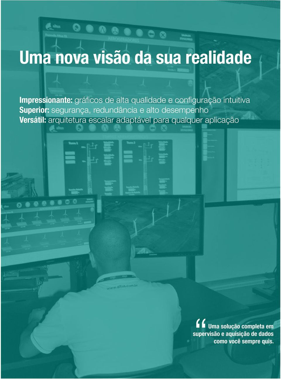 alto desempenho Versátil: arquitetura escalar adaptável para qualquer