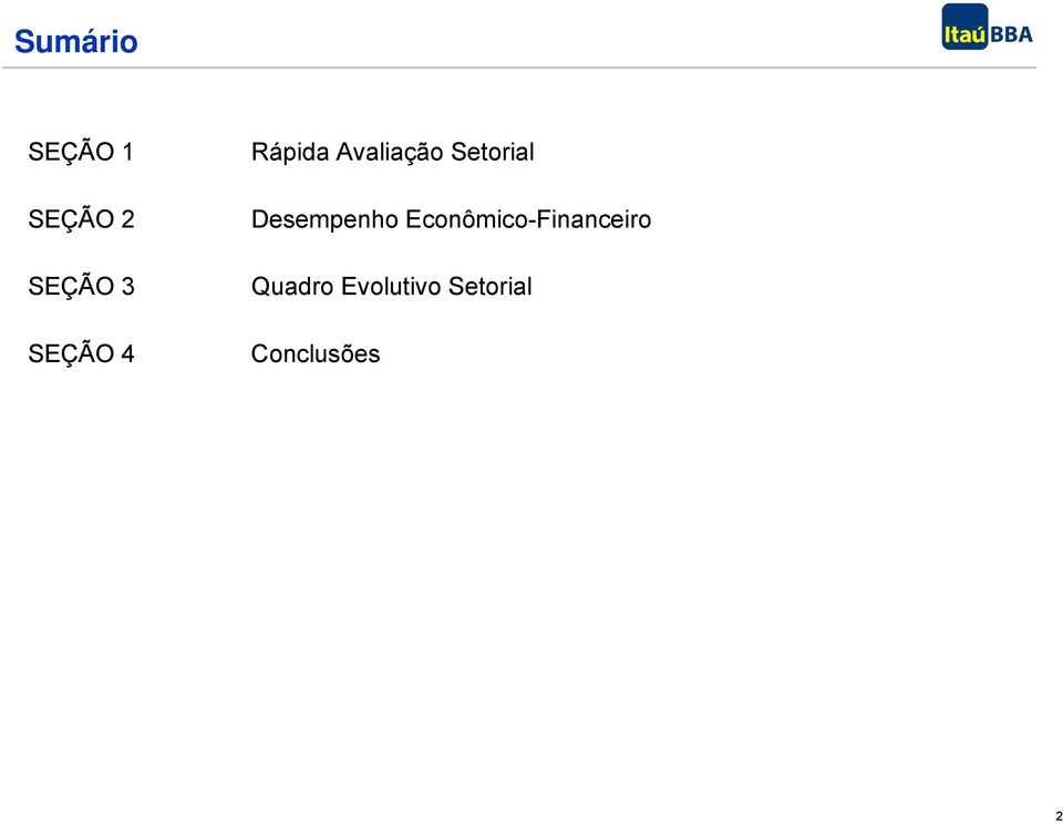 Desempenho Econômico-Financeiro