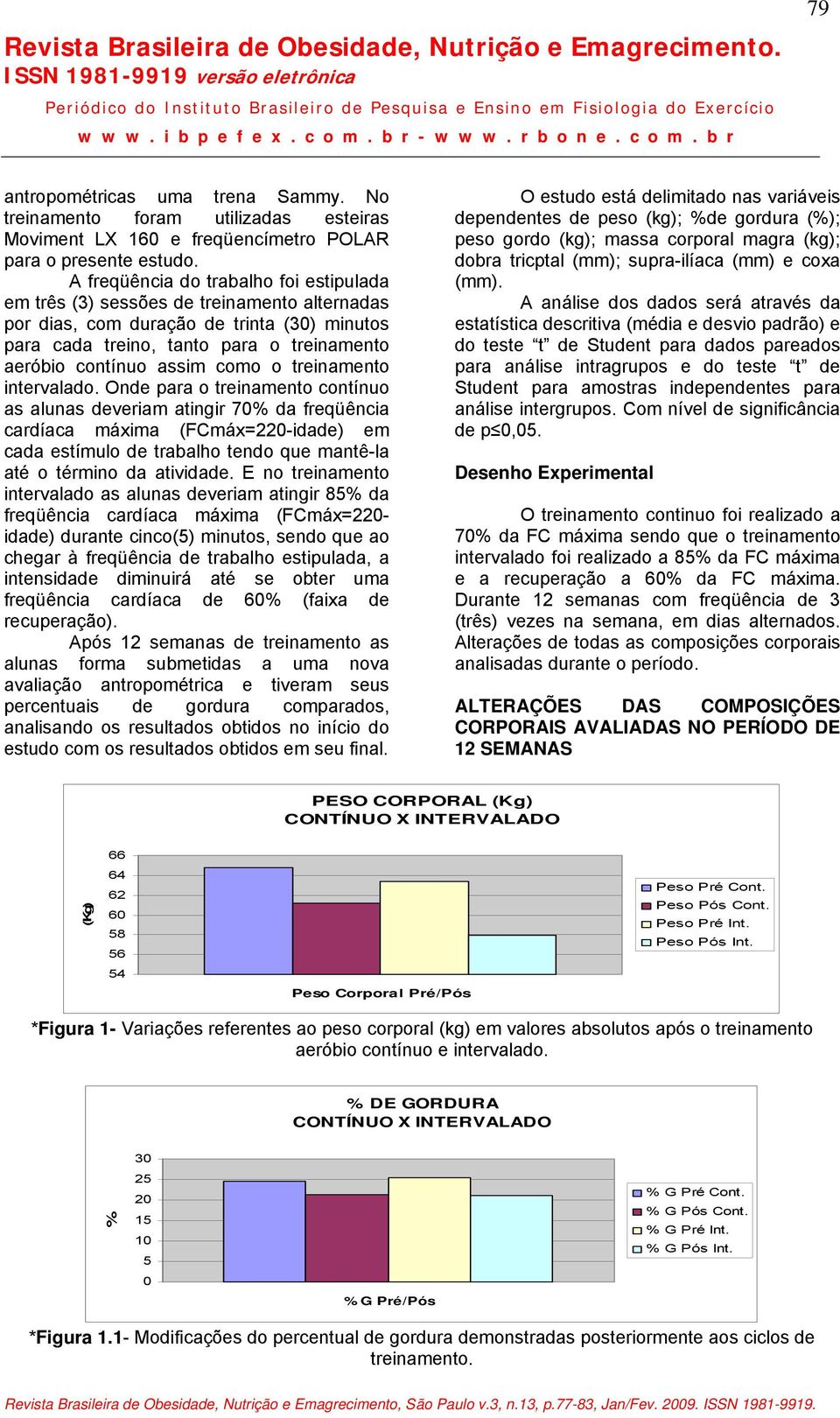 como o treinamento intervalado.