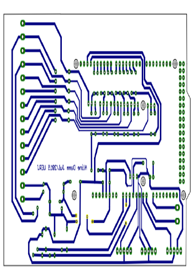 CAPÍTULO 6 INTEGRAÇÃO DOS COMPONENTES NA PLACA Foi desenvolvida uma placa de interface do microcontrolador Arduino com os sensores e relés.