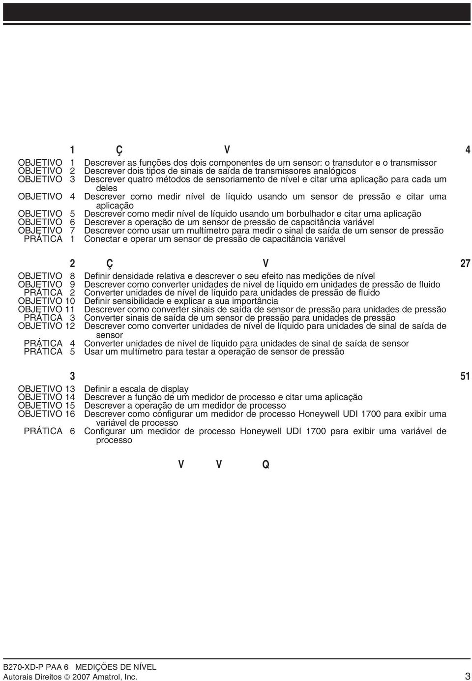 quatro métodos de sensoriamento de nível e citar uma aplicação para cada um deles OBJETIVO 4 Descrever como medir nível de líquido usando um sensor de pressão e citar uma aplicação OBJETIVO 5