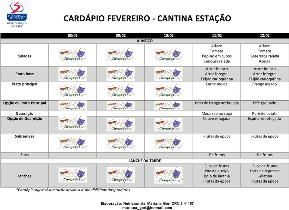 Bife grelhado Guarnição Macarrão ao sugo Purê de batata Opção de Guarnição