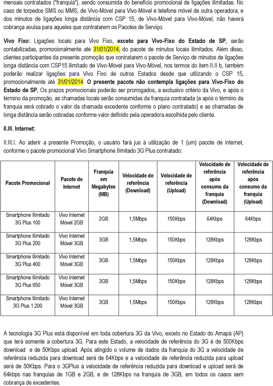 cobrança avulsa para aqueles que contratarem os Pacotes de Serviço.