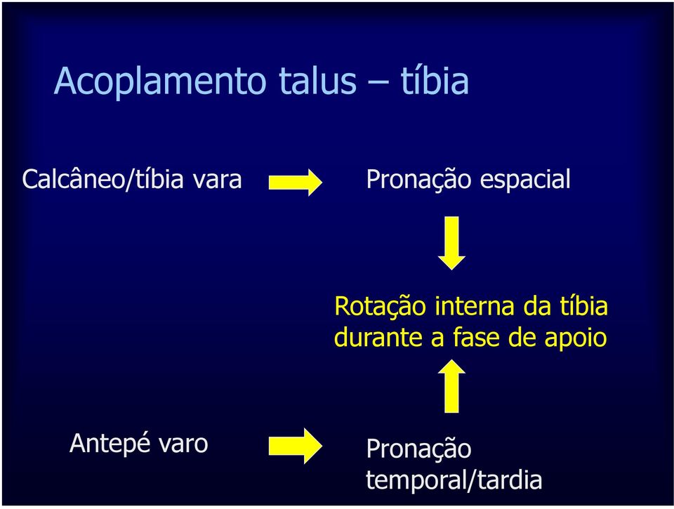 espacial Rotação interna da tíbia