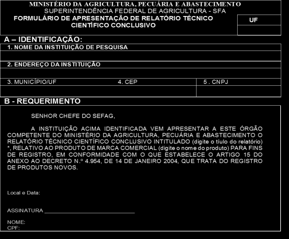 REQUISITOS MÍNIMOS PARA AVALIAÇÃO