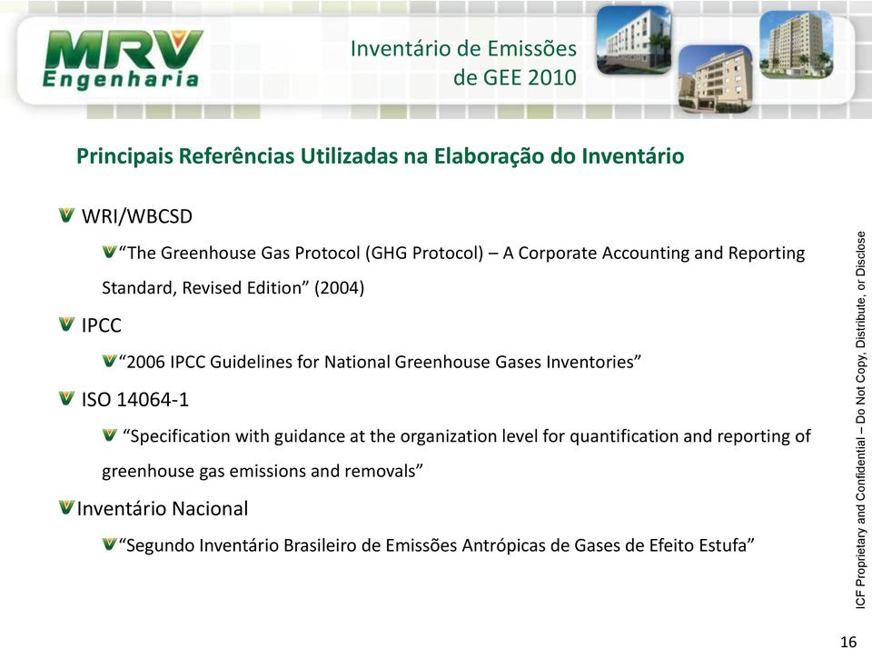 Gases Inventories ISO 14064-1 Specification with guidance at the organization level for quantification and reporting of