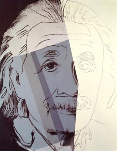 Einstein por Andy Warhol - 1980 O ser humano vivência a si mesmo, seus pensamentos como algo separado do resto do universo - numa espécie de ilusão de ótica de sua consciência.