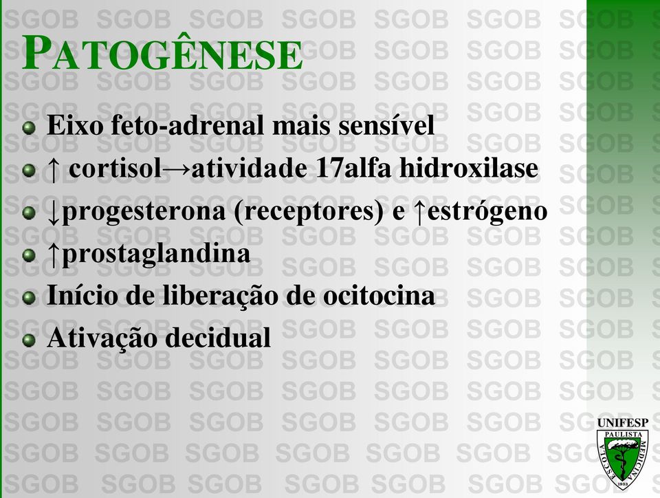 progesterona (receptores) e estrógeno