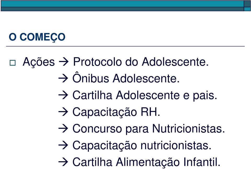 Capacitação RH. Concurso para Nutricionistas.