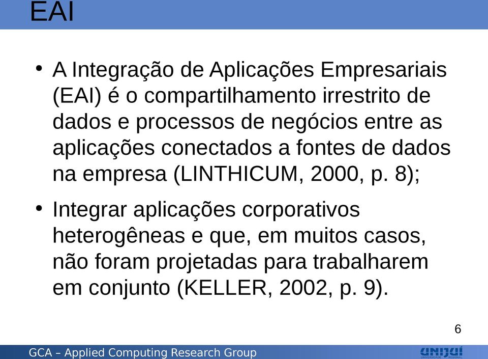 empresa (LINTHICUM, 2000, p.