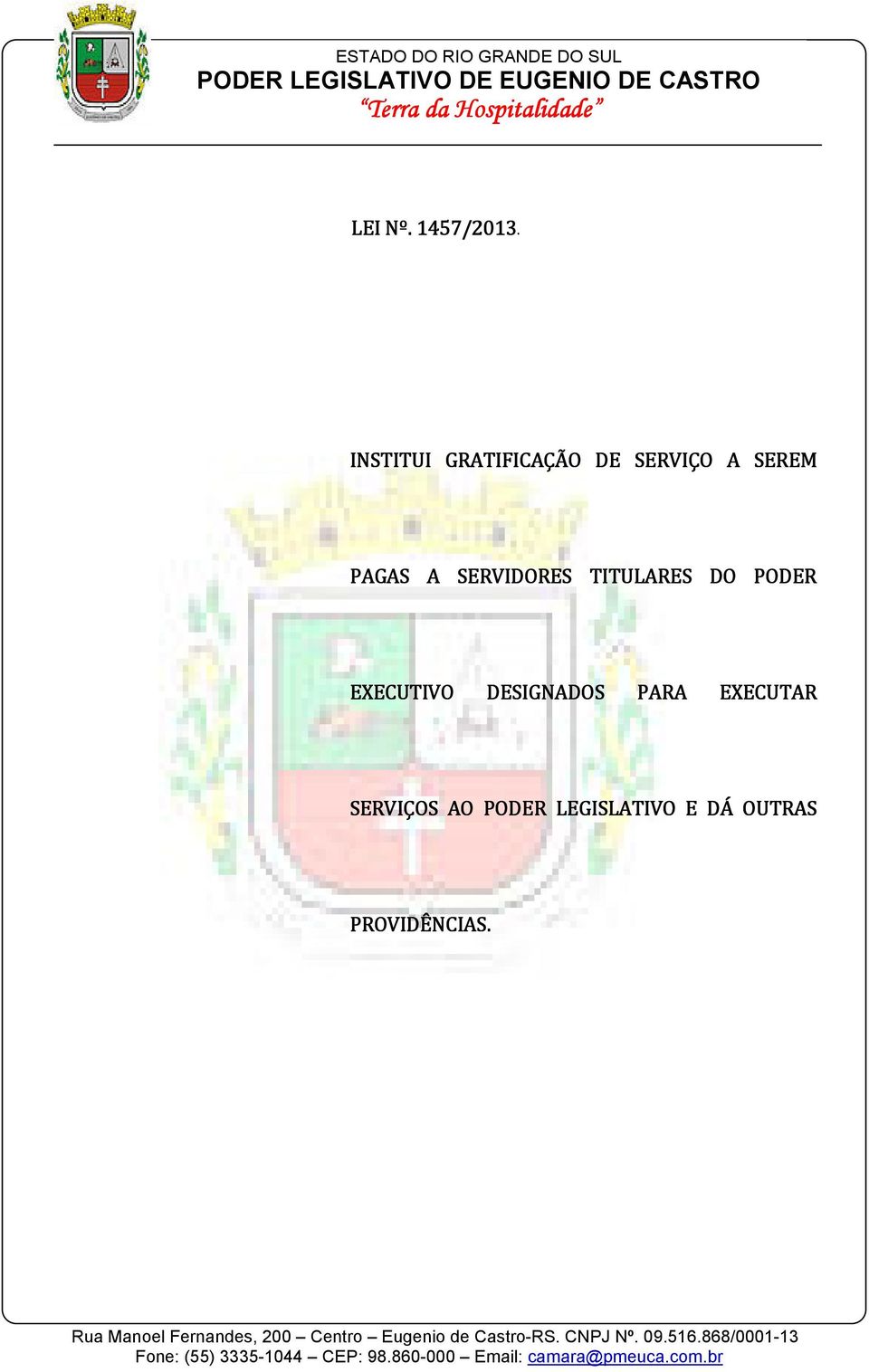 SERVIDORES TITULARES DO PODER EXECUTIVO