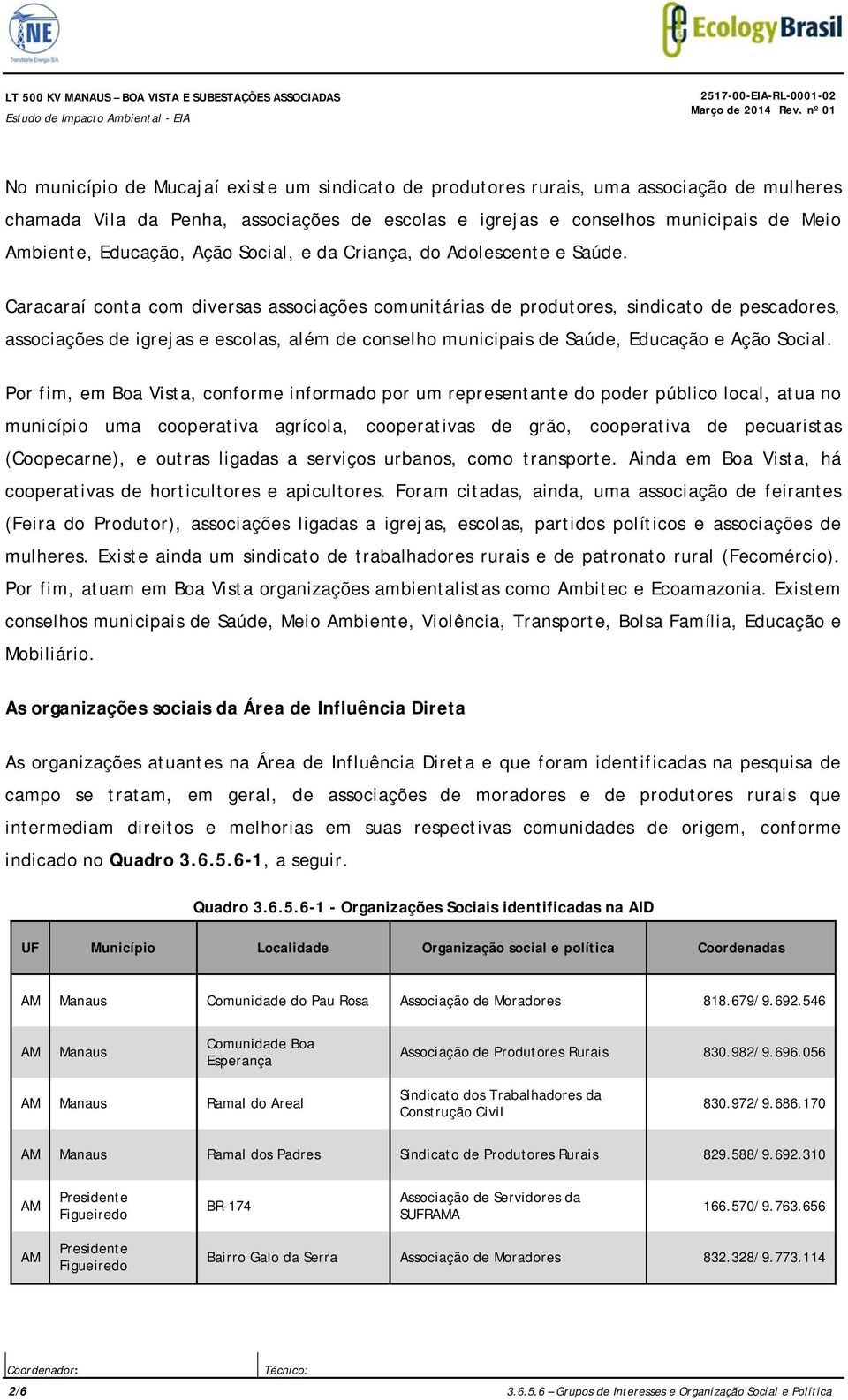 Caracaraí conta com diversas associações comunitárias de produtores, sindicato de pescadores, associações de igrejas e escolas, além de conselho municipais de Saúde, Educação e Ação Social.