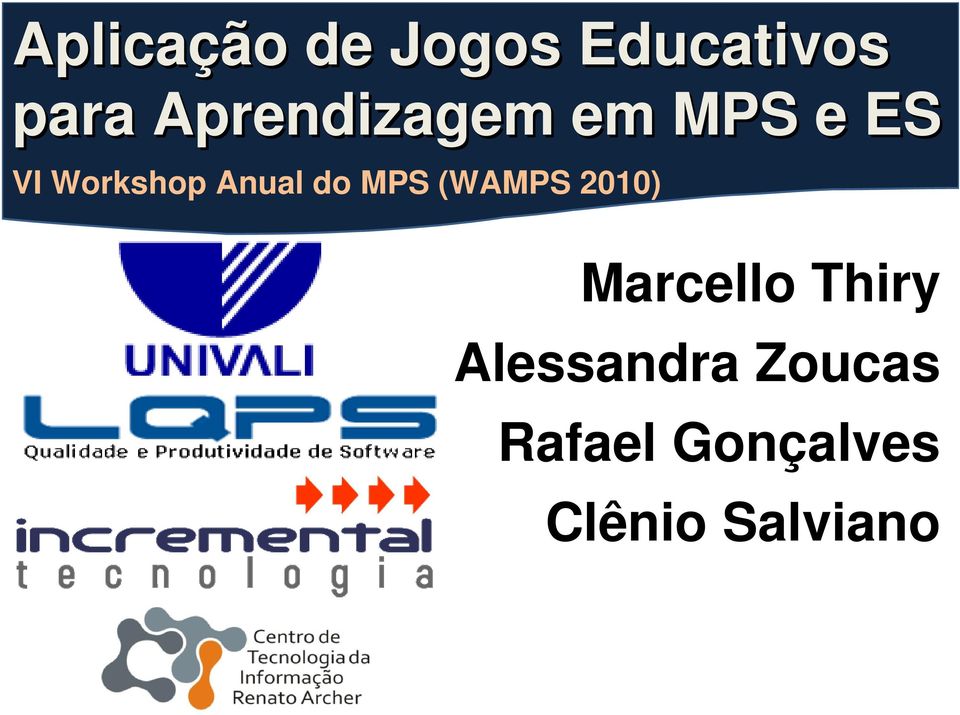 Anual do MPS ( ) Marcello Thiry