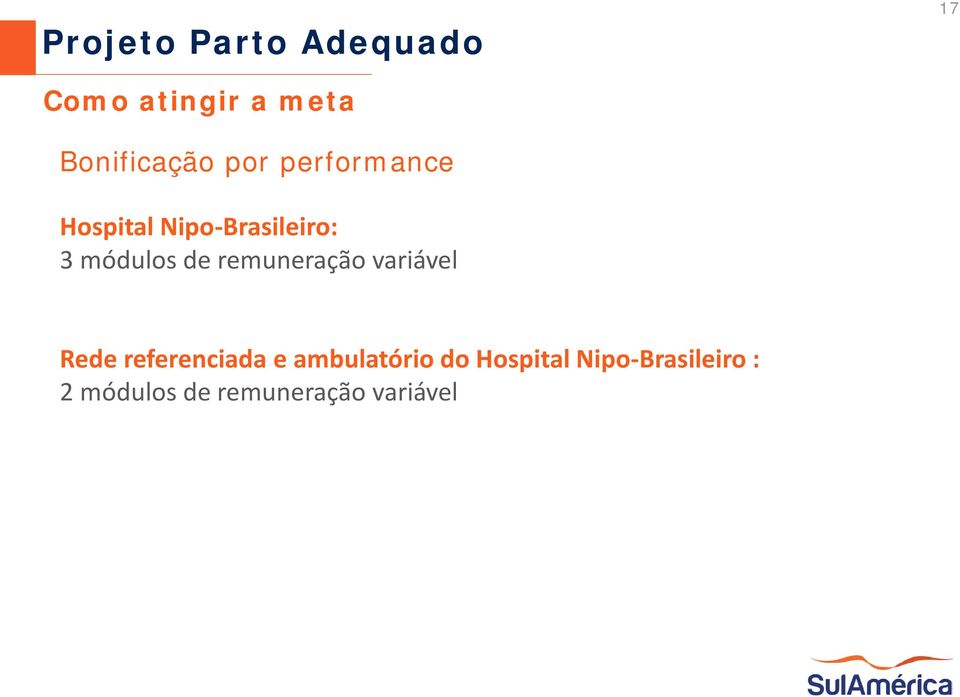 remuneração variável Rede referenciada e ambulatório do