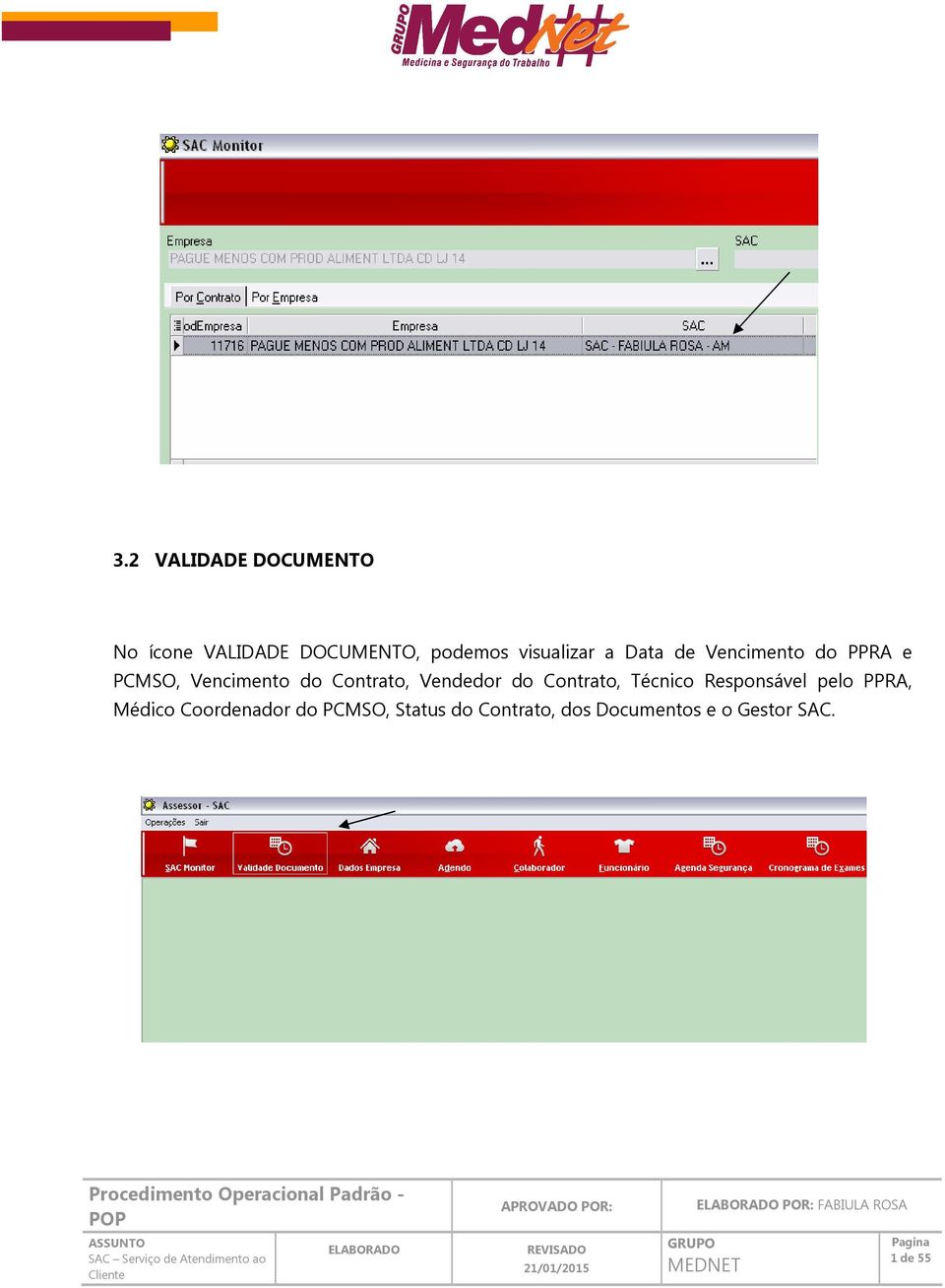 Contrato, Vendedor do Contrato, Técnico Responsável pelo PPRA,