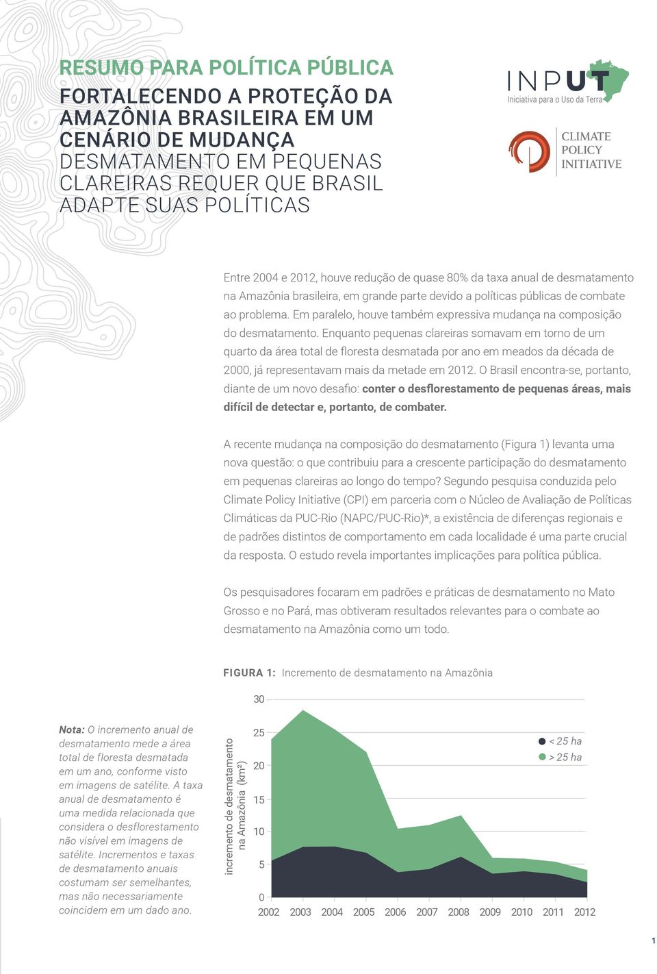 Em paralelo, houve também expressiva mudança na composição do desmatamento.