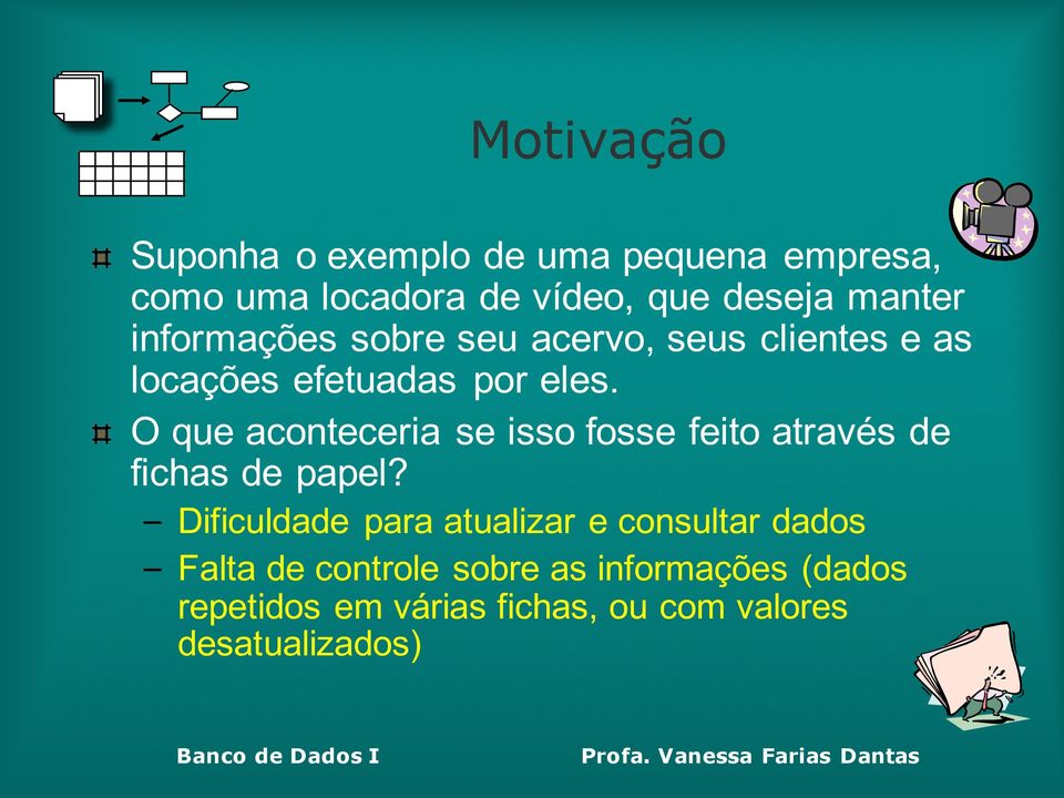 O que aconteceria se isso fosse feito através de fichas de papel?