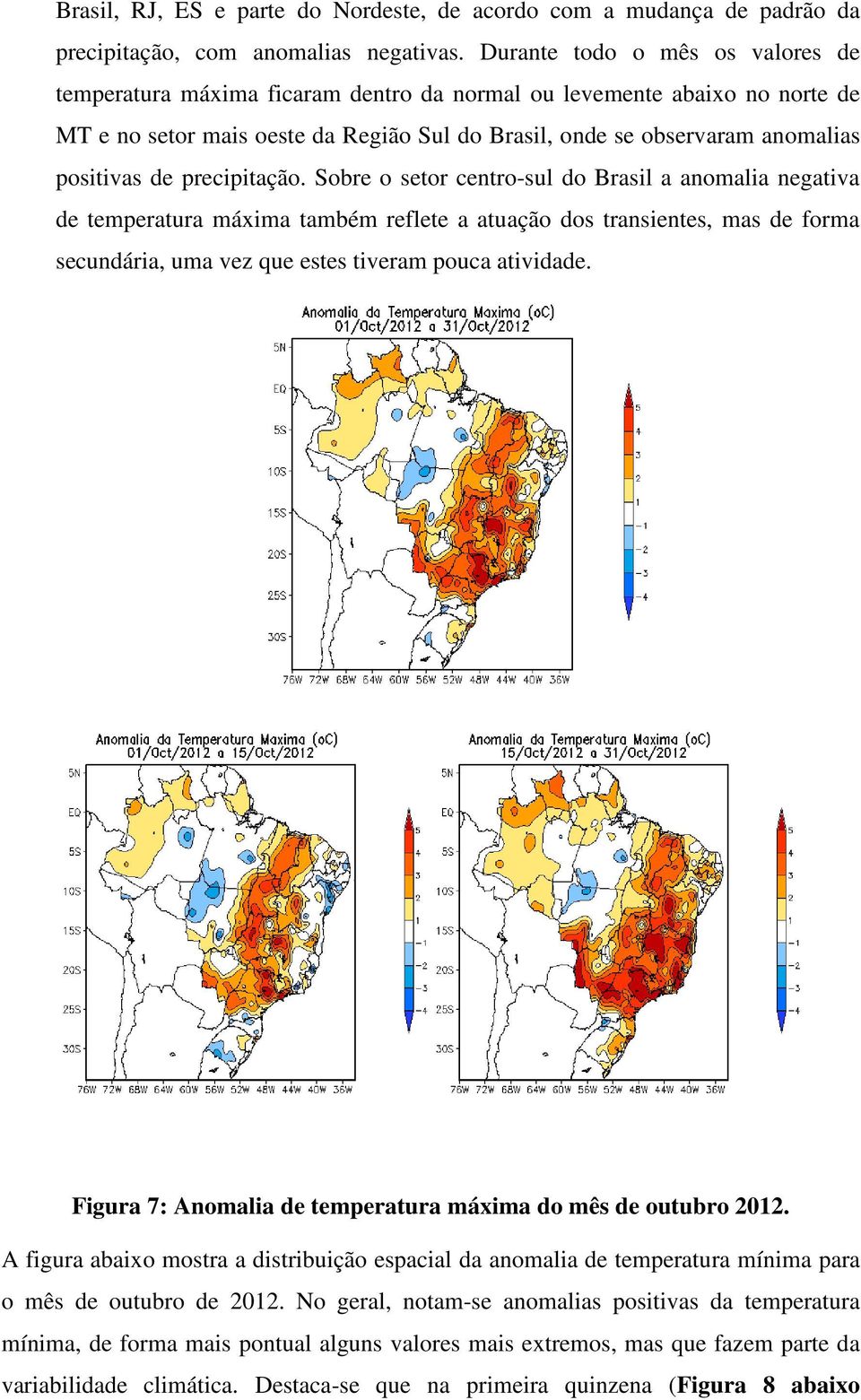 de precipitação.