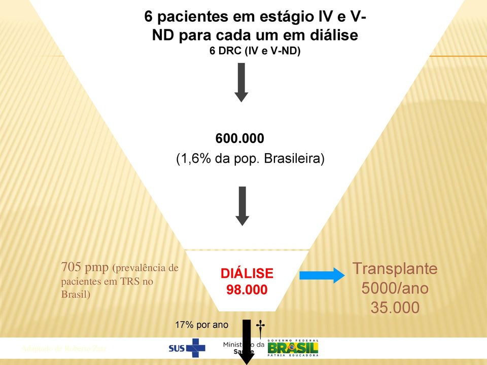 Brasileira) 705 pmp (prevalência de pacientes em TRS no
