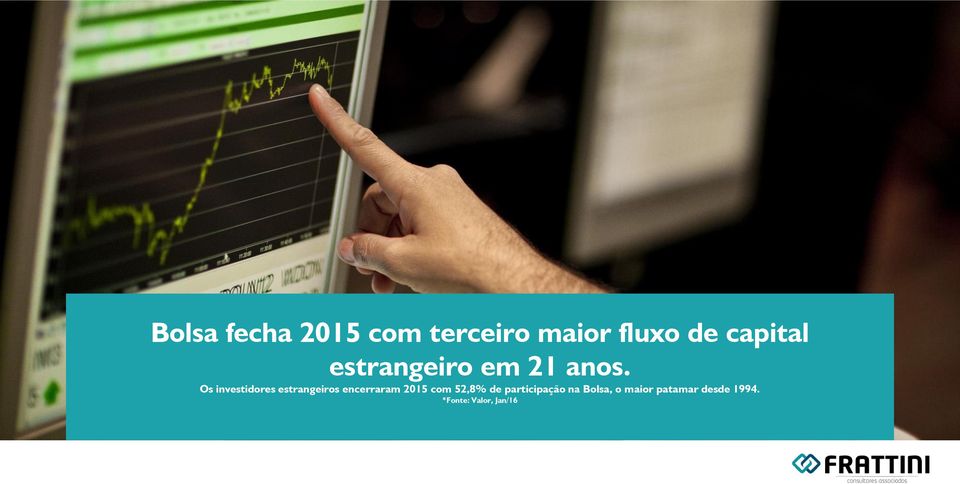 Os investidores estrangeiros encerraram 2015 com