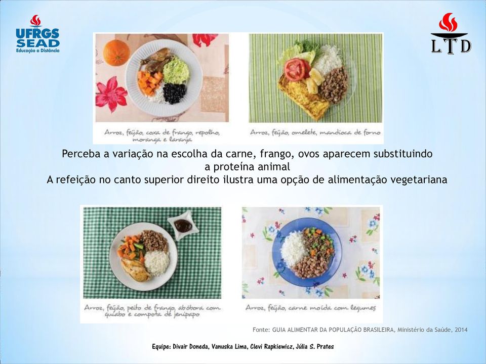 direito ilustra uma opção de alimentação vegetariana Fonte: