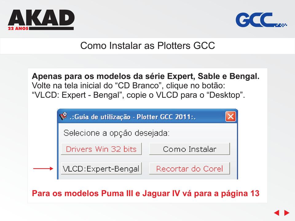 VLCD: Expert - Bengal, copie o VLCD para o Desktop.