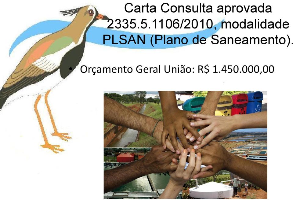 (Plano de Saneamento).