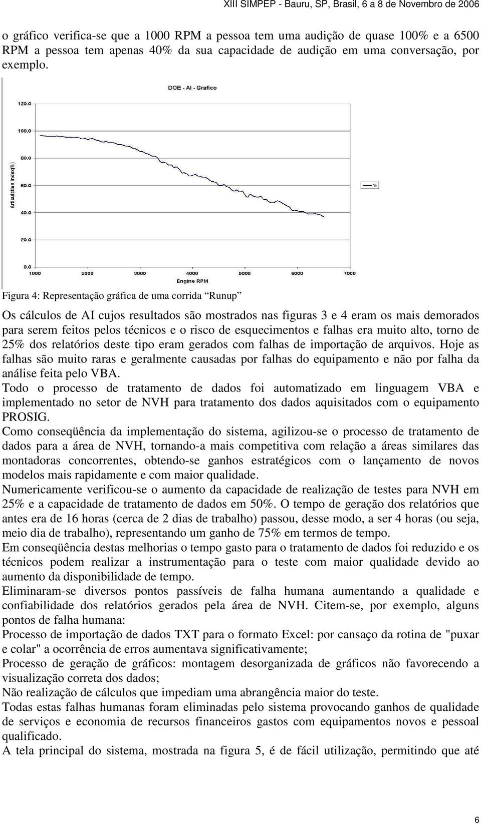 esquecimentos e falhas era muito alto, torno de 25% dos relatórios deste tipo eram gerados com falhas de importação de arquivos.