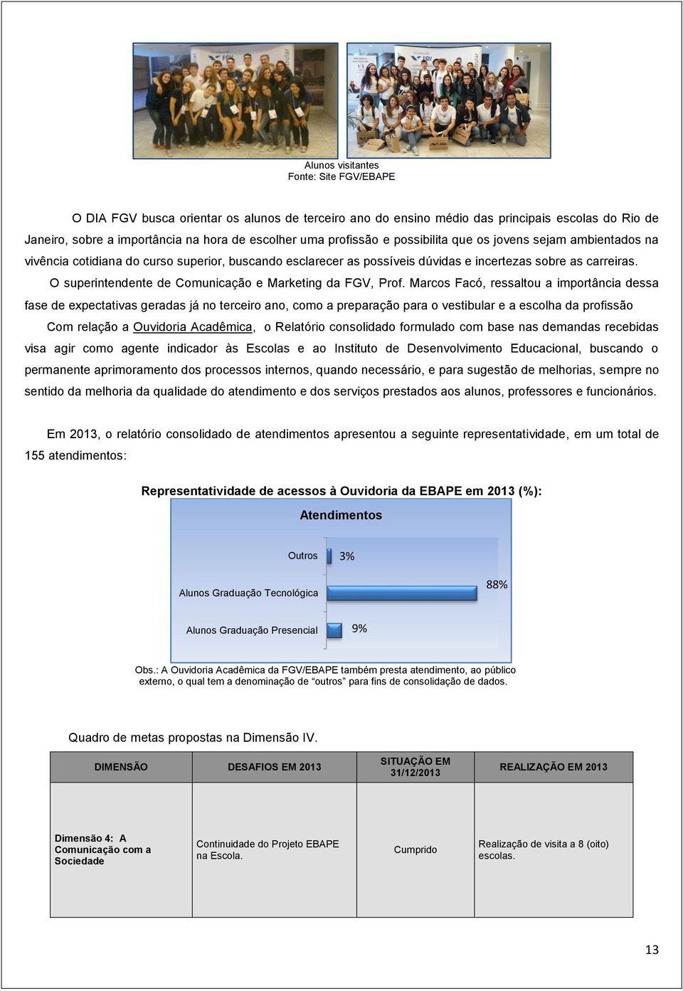 O superintendente de Comunicação e Marketing da FGV, Prof.