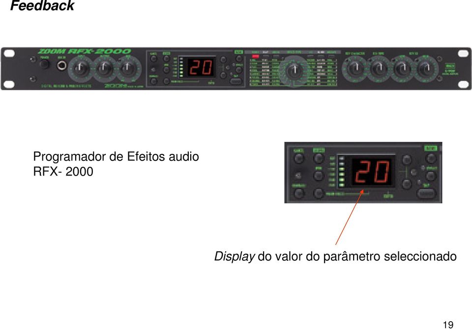 Display do valor do