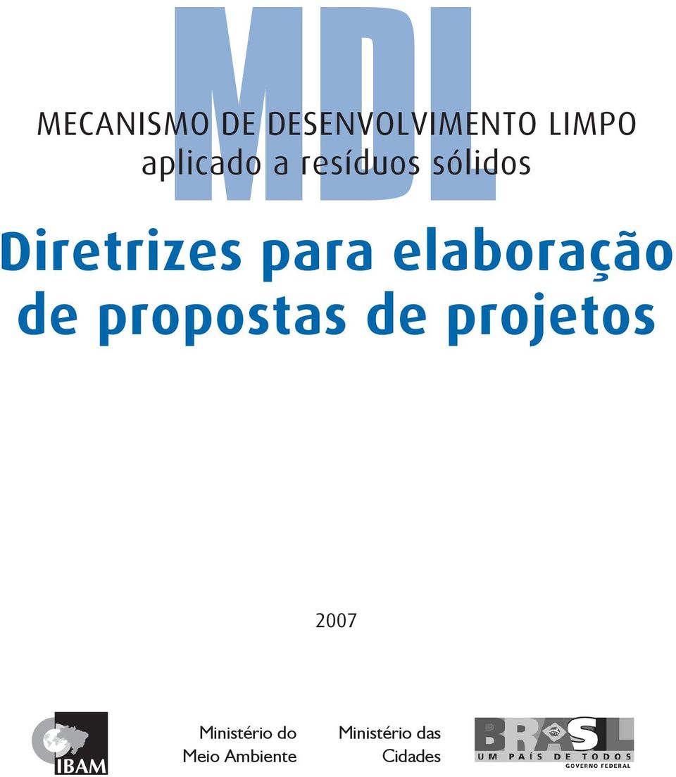 elaboração de propostas de projetos 2007